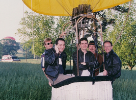 Passengers in basket